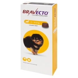 BRAVECTO FLEA & TICK - TOY DOG   (2-4.5kg) 